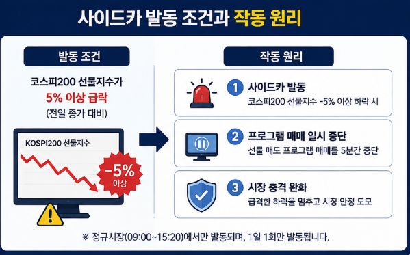 사이드카 발동 조건과 작동원리