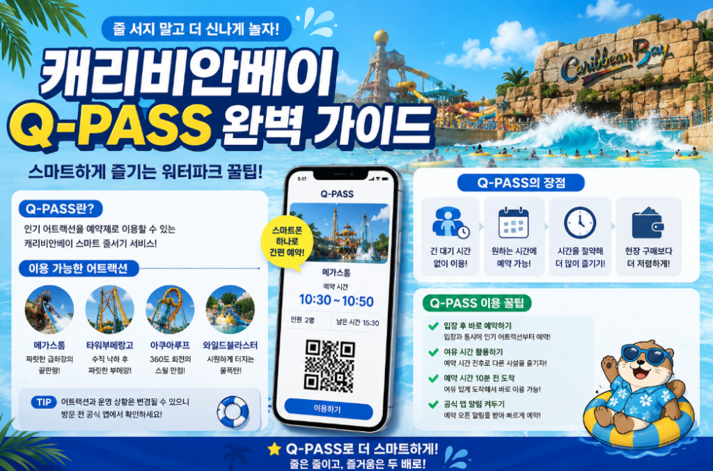 케리비안베이 Q-PASS 총정리 가이드
