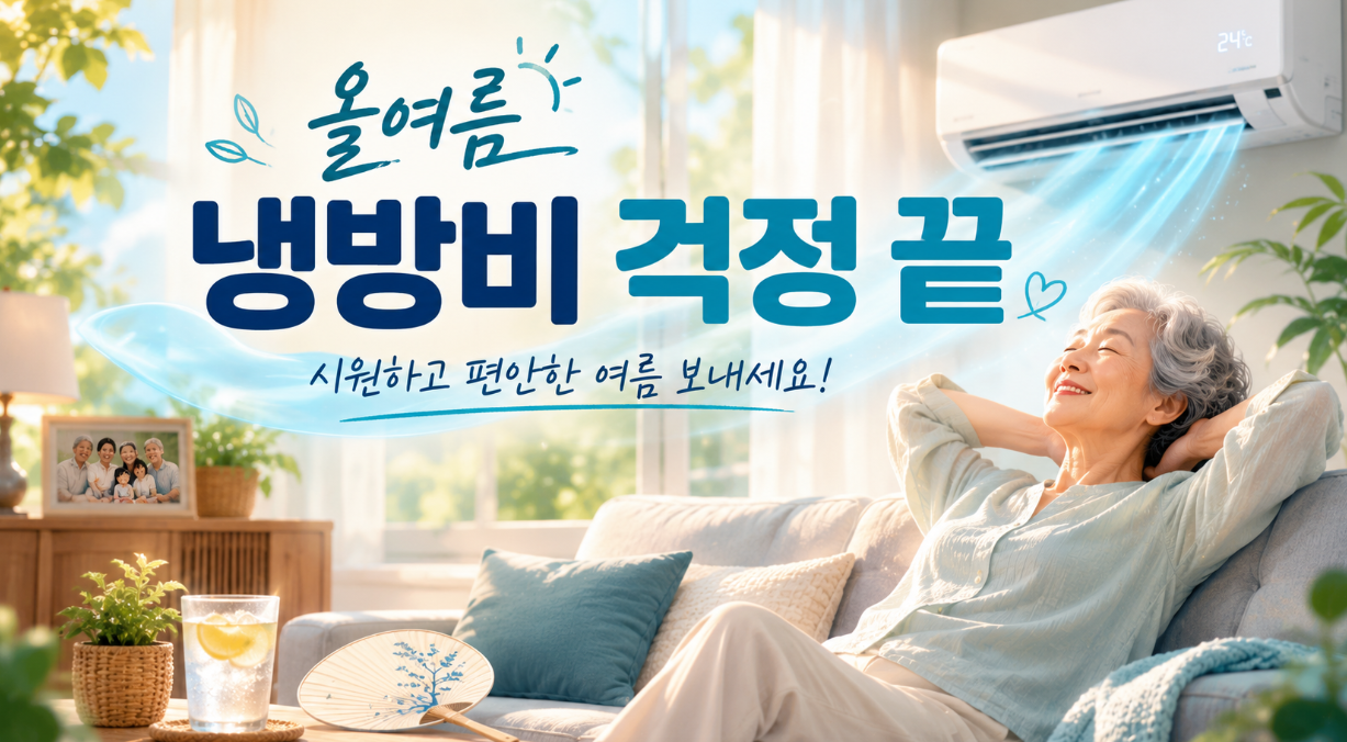 올여름 냉방비 걱정 끝