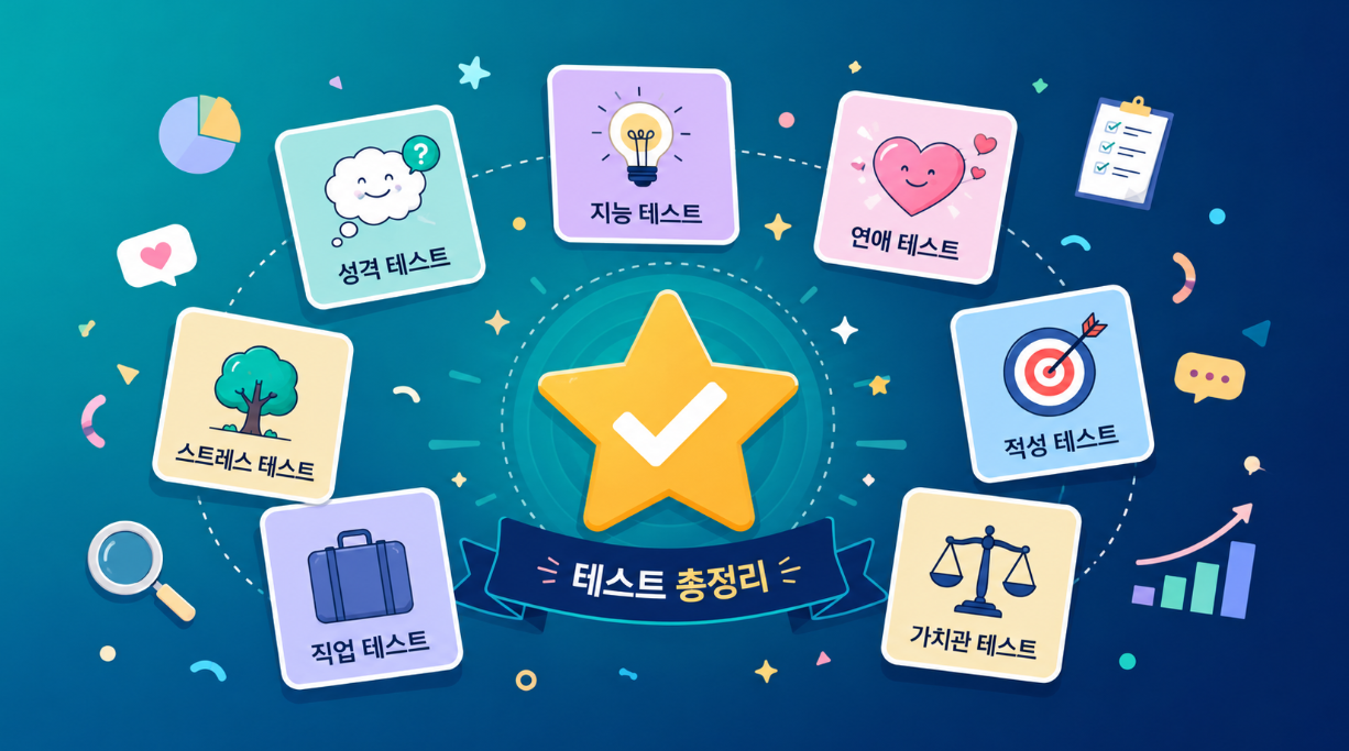 mbti 연애전쟁 테스트 푸망 인기 테스트 총정리 마무리 이미지
